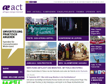 Tablet Screenshot of afrique-europe-interact.net